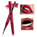 MISS ROSE Most Popular Color Number 01#-06# 2 In 1 Lip Liner Pencil Lipstick Makeup Waterproof Lipliner Pen Makeup Set TSLM2