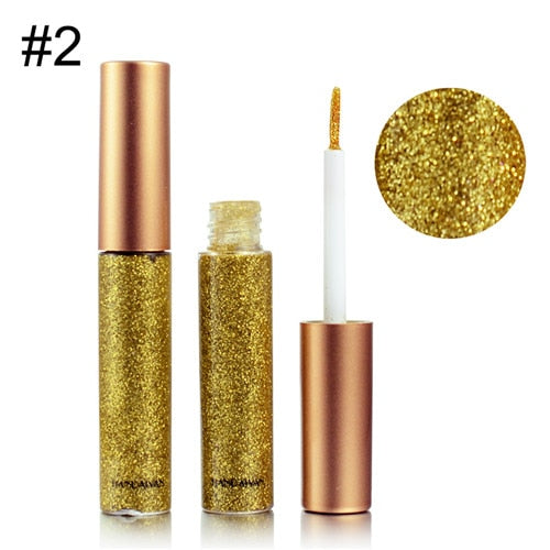 Liquid Eyeshadow Glitter Eye Shadow Pen Waterproof Long Lasting Shimmer Shine metallic Liner Party Eye Cosmetic Makeup