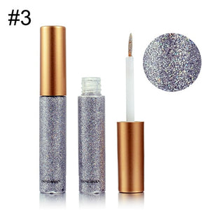 Liquid Eyeshadow Glitter Eye Shadow Pen Waterproof Long Lasting Shimmer Shine metallic Liner Party Eye Cosmetic Makeup