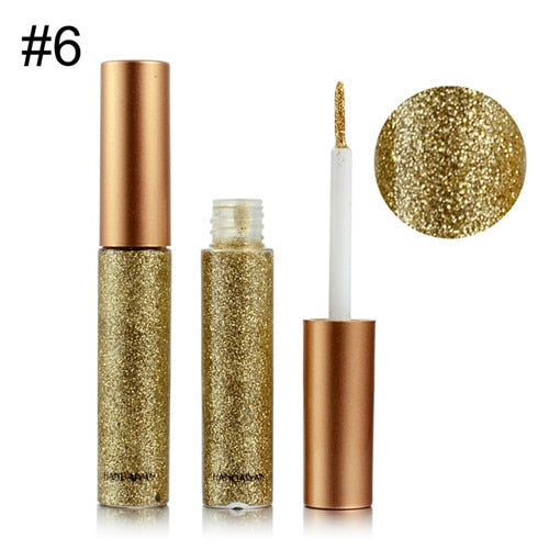 Liquid Eyeshadow Glitter Eye Shadow Pen Waterproof Long Lasting Shimmer Shine metallic Liner Party Eye Cosmetic Makeup