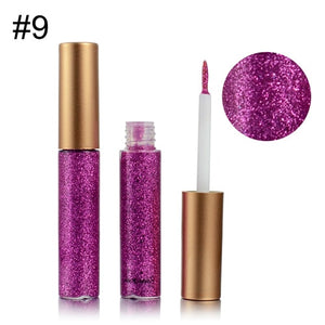 Liquid Eyeshadow Glitter Eye Shadow Pen Waterproof Long Lasting Shimmer Shine metallic Liner Party Eye Cosmetic Makeup