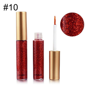 Liquid Eyeshadow Glitter Eye Shadow Pen Waterproof Long Lasting Shimmer Shine metallic Liner Party Eye Cosmetic Makeup