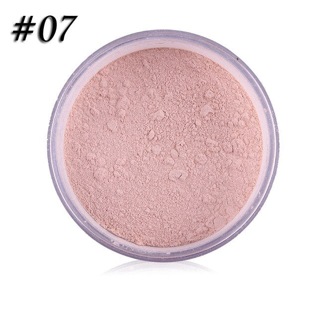 Concealer Powder Oil-control Whitening Waterproof Finish Loose Contour Smooth Pore Invisible Matte Base Make Up