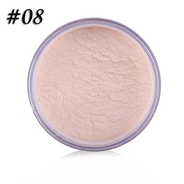 Concealer Powder Oil-control Whitening Waterproof Finish Loose Contour Smooth Pore Invisible Matte Base Make Up