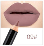 12 Colors Fashion Matte Lip Liner lipstick pen Long Lasting Pigments Waterproof no blooming Smooth soft Makeup tool New