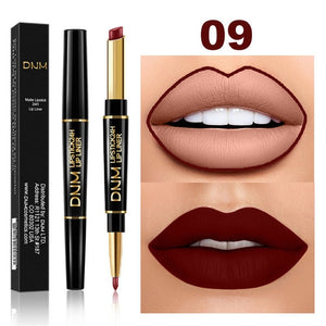 12 Colors Long-lasting Lip Liner Matte Double Head Lip Pencil Waterproof Moisturizing Lipsticks Makeup Contour Cosmetics TSLM2