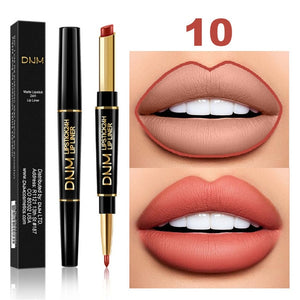 12 Colors Long-lasting Lip Liner Matte Double Head Lip Pencil Waterproof Moisturizing Lipsticks Makeup Contour Cosmetics TSLM2