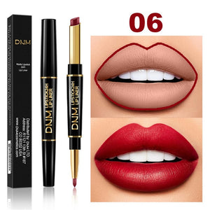 12 Colors Long-lasting Lip Liner Matte Double Head Lip Pencil Waterproof Moisturizing Lipsticks Makeup Contour Cosmetics TSLM2