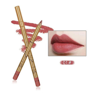 Matte Lipliner 8 Colors Makeup Waterproof 3D Contour Lips Pigment Red Lipstick Lip Liner Pencil Women Beauty Tool