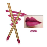 Matte Lipliner 8 Colors Makeup Waterproof 3D Contour Lips Pigment Red Lipstick Lip Liner Pencil Women Beauty Tool