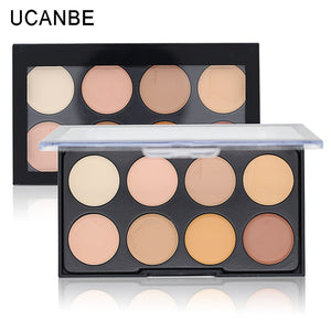 Kiss Beauty Face Contour 8 Color Make Up Concealer Cream Contour Makeup Camouflage Concealer Palette Brighten Waterproof