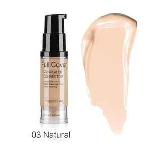 1PC Natural Make Up Base Cosmetic Full Cover Concealer Makeup Cream Face Corrector Waterproof 6 colors