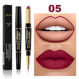 12 Colors Lasting Lip Liner Matte Lipstick Double Head Lip Pencil and Moisturizing Lipsticks Makeup Cosmetics TSLM2