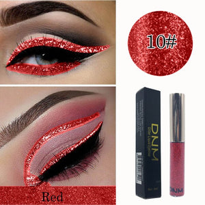 New 16 Colors Diamond Glitter Liquid Eyeliner Durable Waterproof Makeup Shimmer And Shine Eye Pencil TSLM1