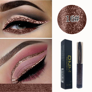 New 16 Colors Diamond Glitter Liquid Eyeliner Durable Waterproof Makeup Shimmer And Shine Eye Pencil TSLM1