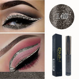 New 16 Colors Diamond Glitter Liquid Eyeliner Durable Waterproof Makeup Shimmer And Shine Eye Pencil TSLM1