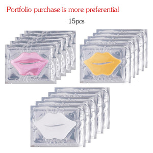 Hot Sale Collagen Lip Mask Combination 3 types 15pcs Moisturing Nourishing Anti Wrinkle Lip Enhancement lips Care