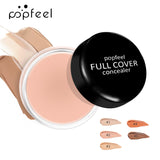 POPFEEL Professional Make up Facial Concealer Cream Face Care Makeup base Palettes Hide Blemish Moisturizer Primer Concealer