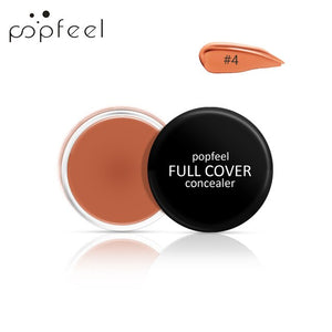 POPFEEL Professional Make up Facial Concealer Cream Face Care Makeup base Palettes Hide Blemish Moisturizer Primer Concealer