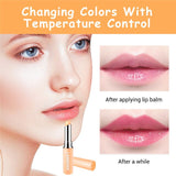 LANBENA Chameleon Lip Balm Rose Hyaluronic Acid Moisturizing Nourishing Lip Plumper Lip Lines Natural Extract Makeup Lipstick