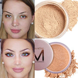 Concealer Powder Oil-control Whitening Waterproof Finish Loose Contour Smooth Pore Invisible Matte Base Make Up