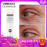 VIBRANT GLAMOUR Crocodile Anti-Aging Wrinkles Eye Cream Hyaluronic Acid Gel Whitening Moisturizing Remove Dark Circles Puffiness