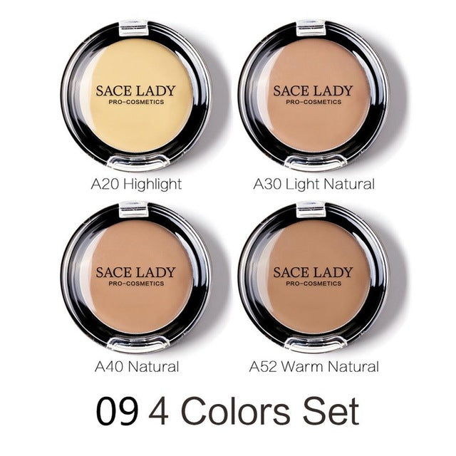 SACE LADY Concealer Full Cover Cream Facial Make Up Waterproof Foundation Face Contour Makeup Pores Corrector Brand Eye Cosmetic
