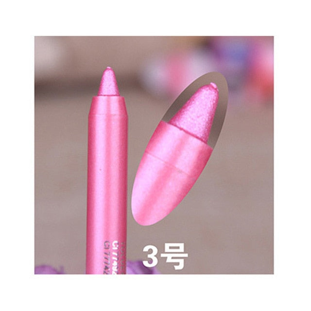 1PC Fashion Women Long-lasting Eye Liner Pencil Pigment White Color Waterproof Eyeliner Pen Eye Cosmetics Makeup Tools
