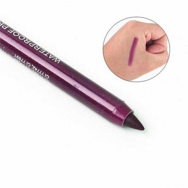 1PC Fashion Women Long-lasting Eye Liner Pencil Pigment White Color Waterproof Eyeliner Pen Eye Cosmetics Makeup Tools