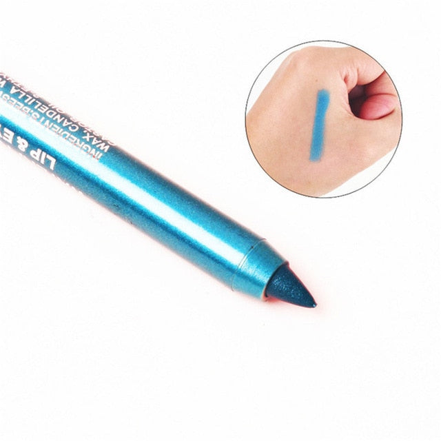 1PC Fashion Women Long-lasting Eye Liner Pencil Pigment White Color Waterproof Eyeliner Pen Eye Cosmetics Makeup Tools