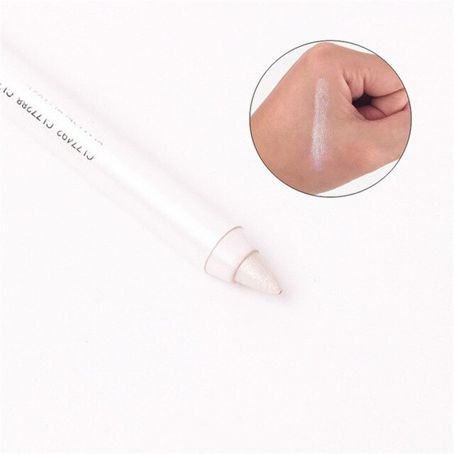 1PC Fashion Women Long-lasting Eye Liner Pencil Pigment White Color Waterproof Eyeliner Pen Eye Cosmetics Makeup Tools