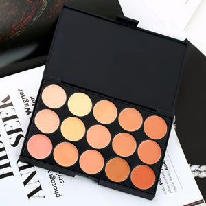 15 Colors Facial Concealer Camouflage Contour Palette Salon Face Corrector Cosmetic Beauty Makeup Tools Palette