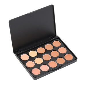 15 Colors Facial Concealer Camouflage Contour Palette Salon Face Corrector Cosmetic Beauty Makeup Tools Palette