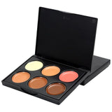 6Colors Concealer Face Make Up Primer Cream Contour Concealer Palette With Brush