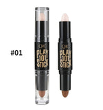 Lady Facial Highlight Foundation Base Contour Stick Beauty Make Up Face Powder Cream Shimmer Concealer Camouflage Pen Makeup