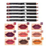 Profesional Brand Lip Liner Pencils Women Makeup Waterproof Matte Lipstick Pigment Red Brown Lip Liner Contour Pencil Wholeasle