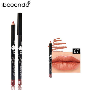 Profesional Brand Lip Liner Pencils Women Makeup Waterproof Matte Lipstick Pigment Red Brown Lip Liner Contour Pencil Wholeasle