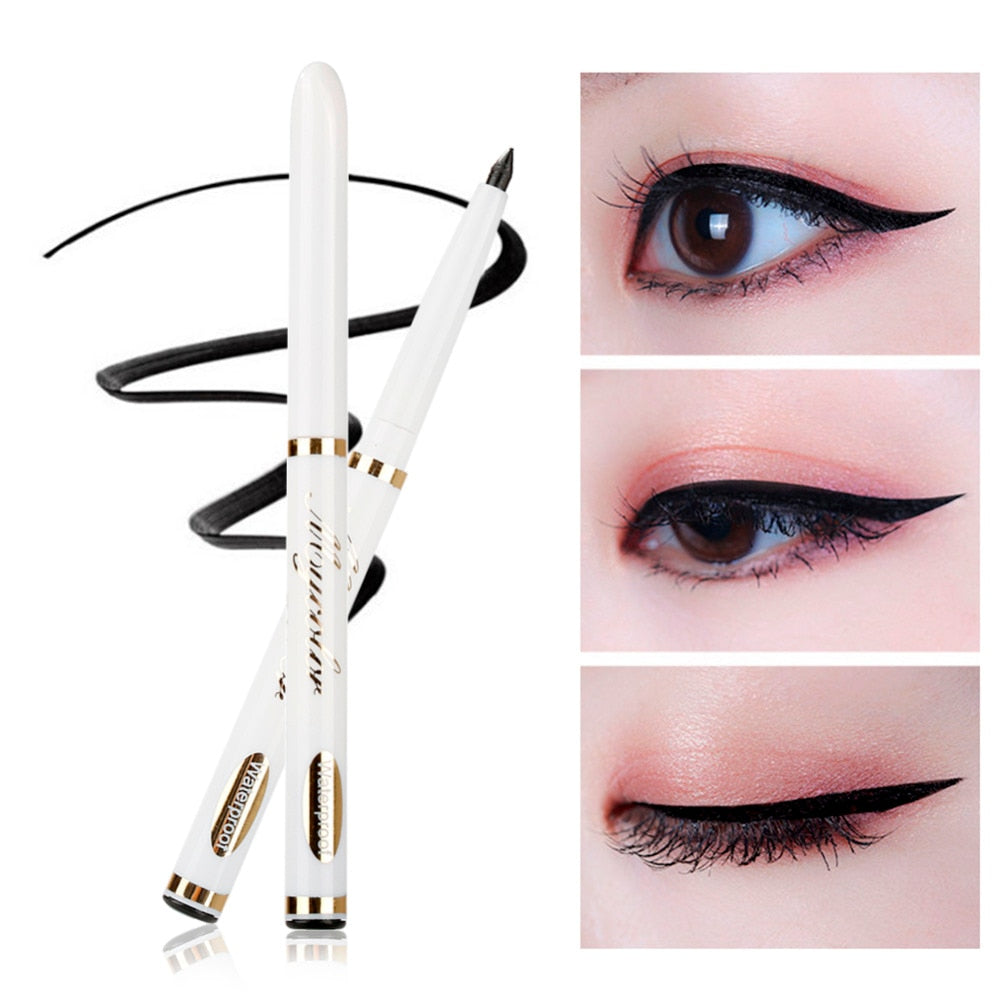 ELECOOL 1pc Liquid Cat Eyeliner Pen Makeup Beauty Smokey Eyeliner Eye Stencil Models Template Shaper Tool TSLM2