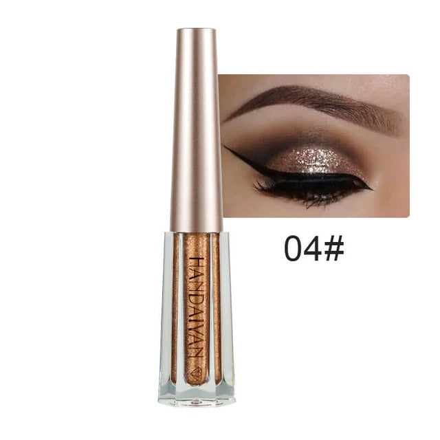 Liquid Eyeshadow Glitter Eye Shadow Pen Waterproof Long Lasting Shimmer Shine metallic Liner Party Eye Cosmetic Makeup