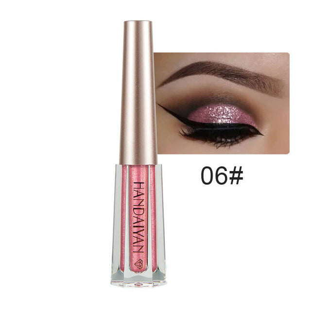 Liquid Eyeshadow Glitter Eye Shadow Pen Waterproof Long Lasting Shimmer Shine metallic Liner Party Eye Cosmetic Makeup