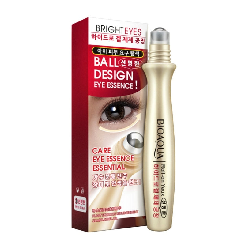 Anti Wrinkles Eye Serum Cream Roller Massager Eye Patches Skin Care Anti-Aging Fine Lines Dark Circles Eye Cream