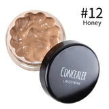 LANGMANNI 12 Colors Face Makeup Liquid Concealer Make up Foundation Concealer Cream 12ml Matte Long-lasting Oil Control TSLM2