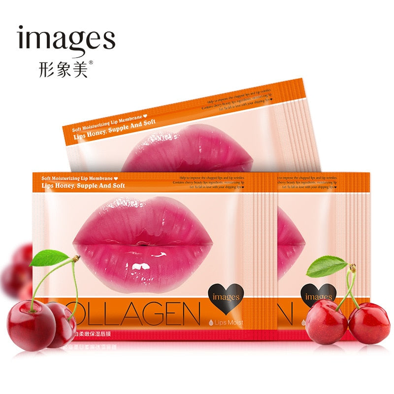 10 Pcs/lot BIOAQUA Collagen Lip Mask Moisturizing Essence Lip Care Pads Anti Ageing Wrinkle Patch Pad Gel for Makeup Skin Care