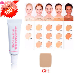 dermacol 100% original waterproof Makeup Cover 4g Primer Concealer Base Professional high quality Dermacol Make up Foundation