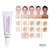 dermacol 100% original waterproof Makeup Cover 4g Primer Concealer Base Professional high quality Dermacol Make up Foundation