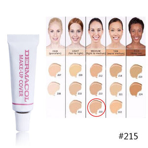 dermacol 100% original waterproof Makeup Cover 4g Primer Concealer Base Professional high quality Dermacol Make up Foundation