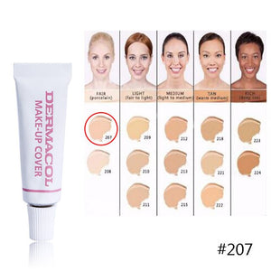 dermacol 100% original waterproof Makeup Cover 4g Primer Concealer Base Professional high quality Dermacol Make up Foundation