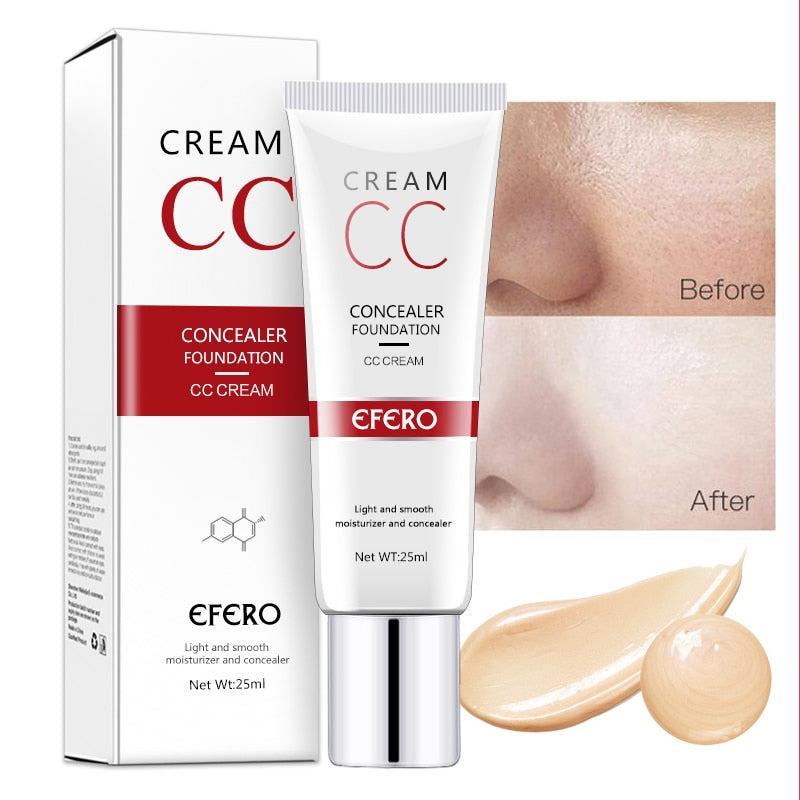 1PCS EFERO 25ml Concealer Cream Makeup for Face Spot Cream Waterproof Foundation Eye Face Corrector Make Up Concealer Cosmetic