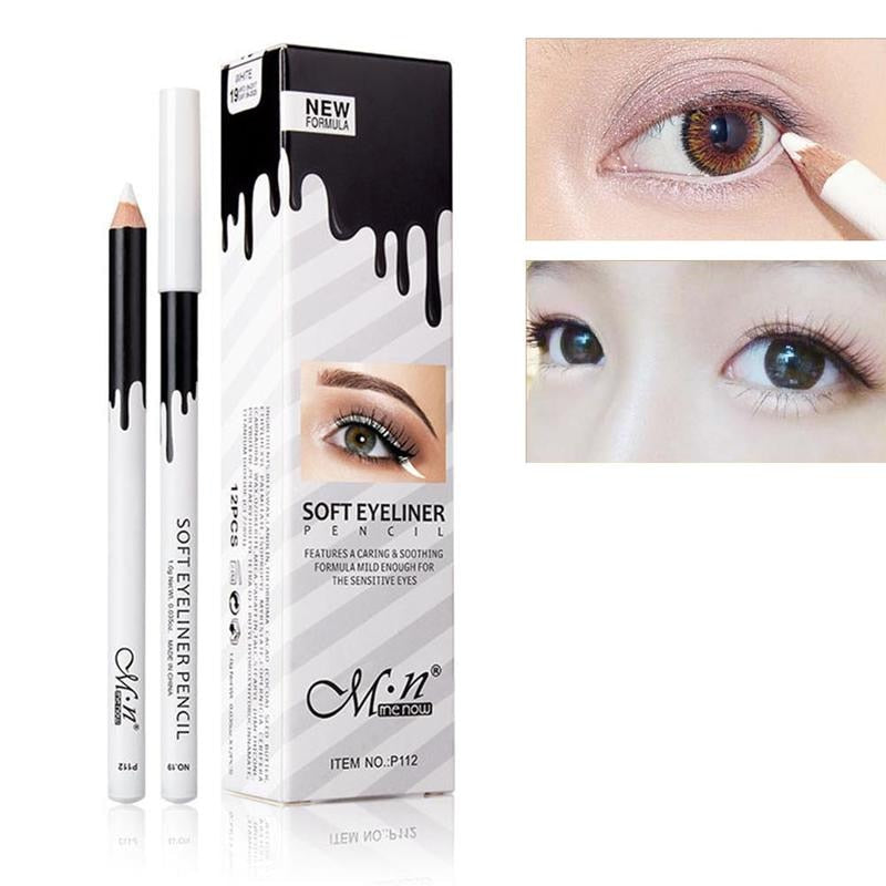 1 Pcs Eyeliner Pencil Makeup Women Long Lasting Waterproof Pigment Eye Liner Pro White Eyeliner Pen